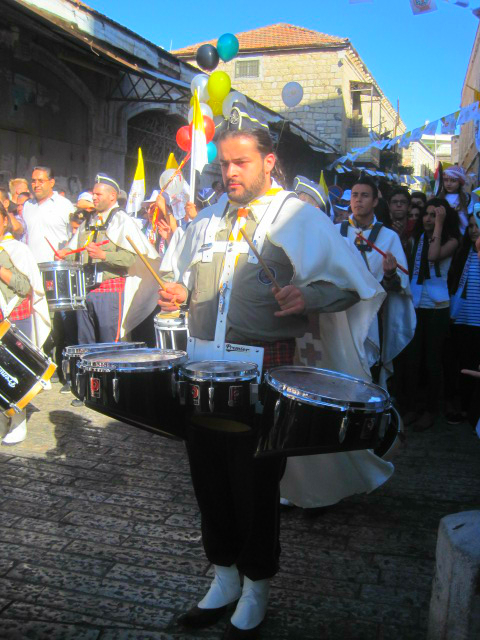 There is always a grand parade in Jerusalem, especially during the Holy Week
